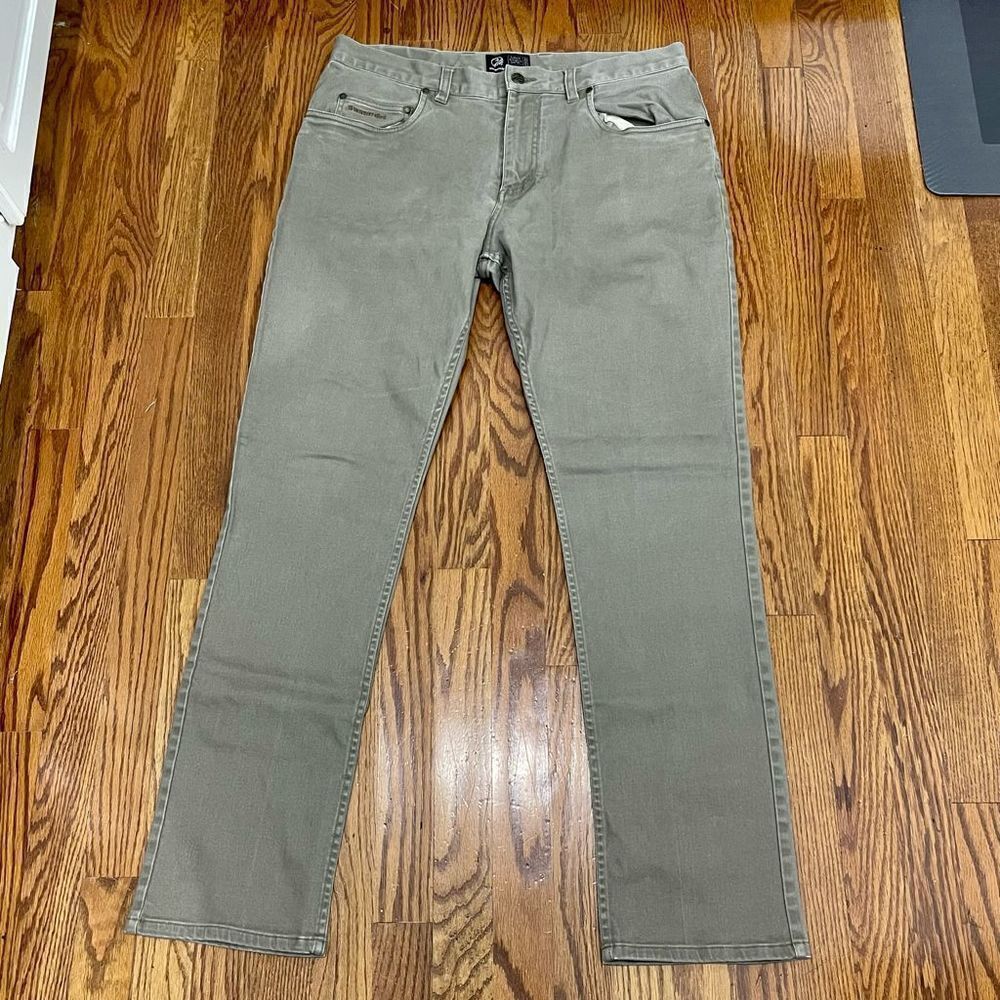 Swanndri Rifle Cotton Stretch Jeans. Tan. Size 36.